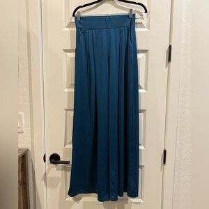 Teal wide leg palazzo